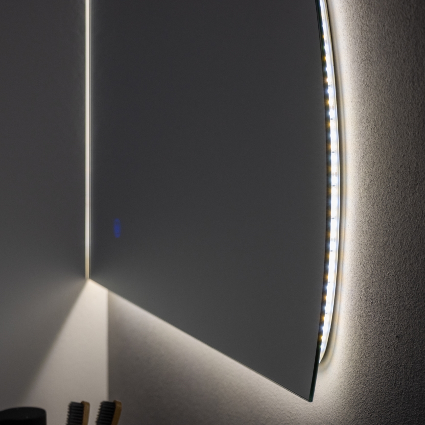Brilagi - Miroir de salle de bains LED QUARTIERE LED/18W/230V 50x55 cm IP44 IRC 90 dimmable + CCT