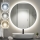 Brilagi - Miroir LED de salle de bain LUNA LED/26W/230V Ø 80 cm IP44 CRI 90 dimmable + CCT