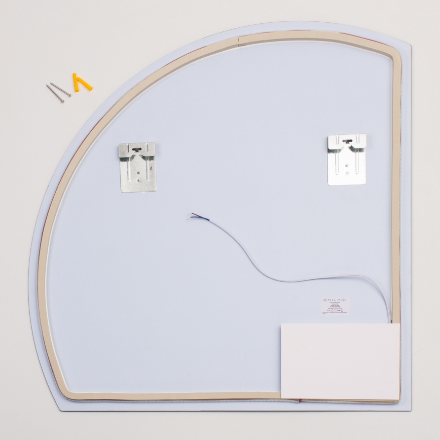 Brilagi - miroir de salle de bains QUARTIERE LED/25W/230V 70x75 cm IP44 CRI 90 dimmable + CCT