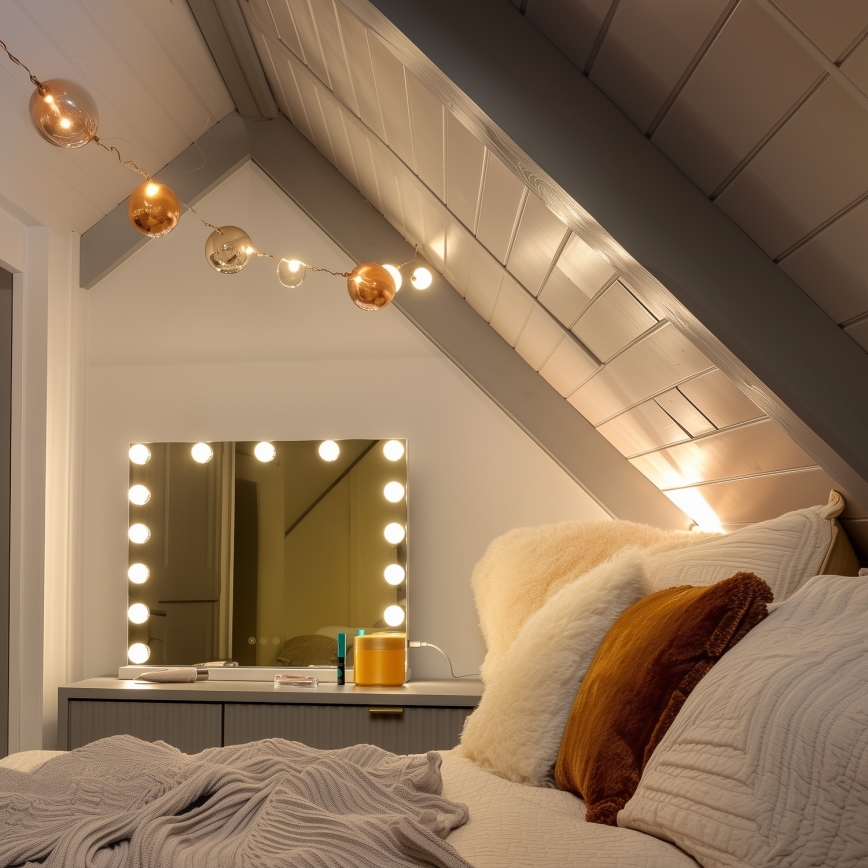 Brilagi - Miroir de maquillage LED dimmable HOLLYWOOD LED/15W/230V 3000/4000/6500K