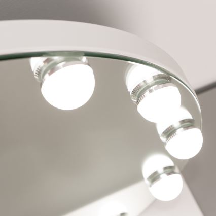 Brilagi - Miroir de maquillage LED dimmable HOLLYWOOD LED/12W/230V 3000/4000/6500K