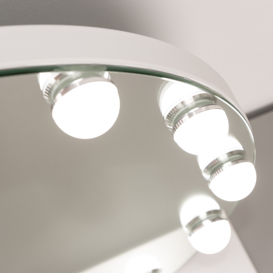 Brilagi - Miroir de maquillage LED dimmable HOLLYWOOD LED/12W/230V 3000/4000/6500K