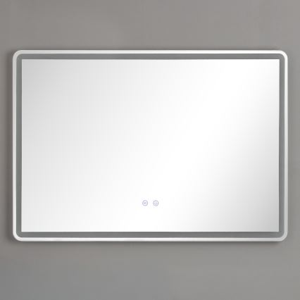 Brilagi - Miroir de salle de bain LED chauffant anti-buée, rétroéclairé et dimmable BELLA LED/19W/230V 60x90 cm 3000/4000/6500K IP44 CRI 90