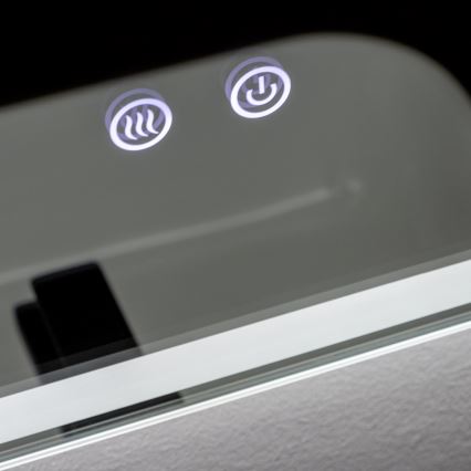 Brilagi - Miroir de salle de bain LED chauffant anti-buée, rétroéclairé et dimmable BELLA LED/19W/230V 60x90 cm 3000/4000/6500K IP44 CRI 90