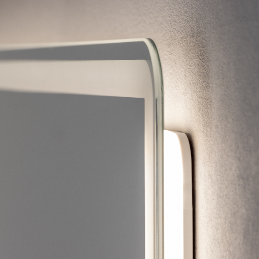 Brilagi - Miroir de salle de bain LED chauffant anti-buée, rétroéclairé et dimmable BELLA LED/19W/230V 60x90 cm 3000/4000/6500K IP44 CRI 90