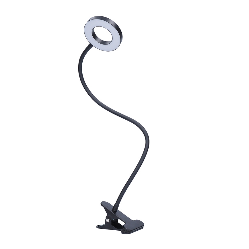 Brilagi - LED dimmbare Lampe mit Clip ORBELA LED/8W/230V 3000/4000/5000K schwarz