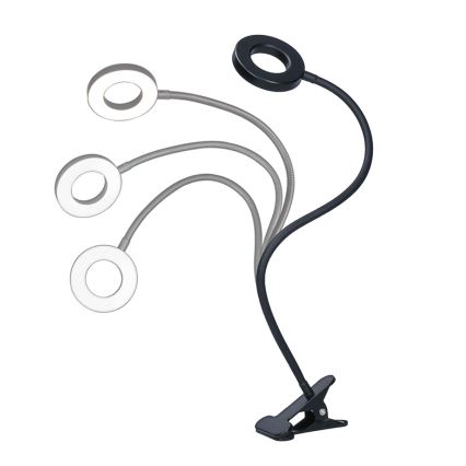 Brilagi - LED dimmbare Lampe mit Clip ORBELA LED/8W/230V 3000/4000/5000K schwarz