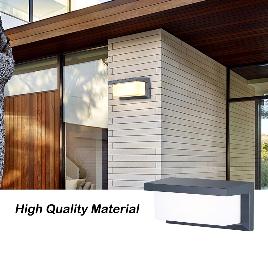 Brilagi - Outdoor-Wandleuchte BRICKY 1xE27/60W/230V anthrazit IP54