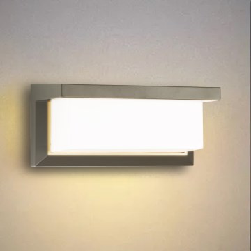 Brilagi - Outdoor-Wandleuchte BRICKY 1xE27/60W/230V grau IP54