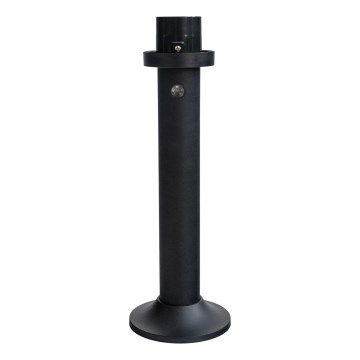 BRILAGI - Palo da esterno per lampada con sensore di movimento e crepuscolare HARBOR 1xE27/40W/230V 50 cm IP33 nero