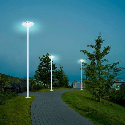 Brilagi - Palo in metallo per illuminazione esterna URBAN 3 m palo diametro 58 bianco opaco