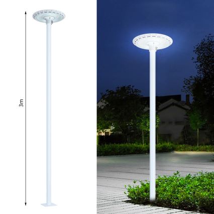 Brilagi - Palo in metallo per illuminazione esterna URBAN 3 m palo diametro 58 bianco opaco