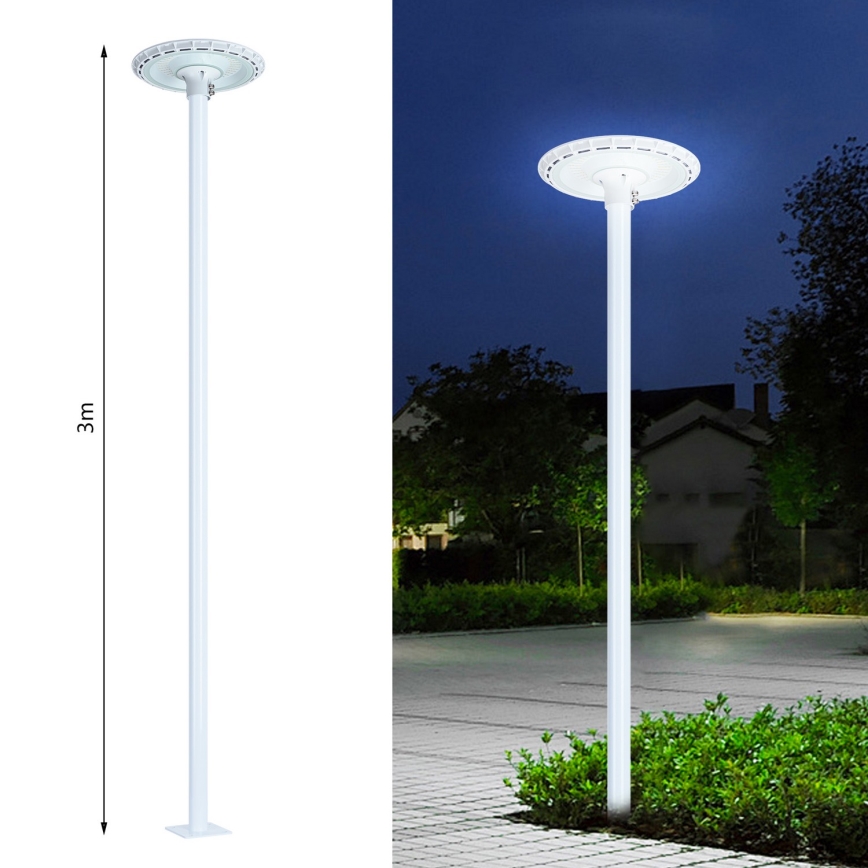 Brilagi - Palo in metallo per illuminazione esterna URBAN 3 m palo diametro 58 bianco opaco
