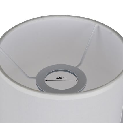 Brilagi - Paralume per lampada da tavolo TABLON E27 Ø 14 cm bianco