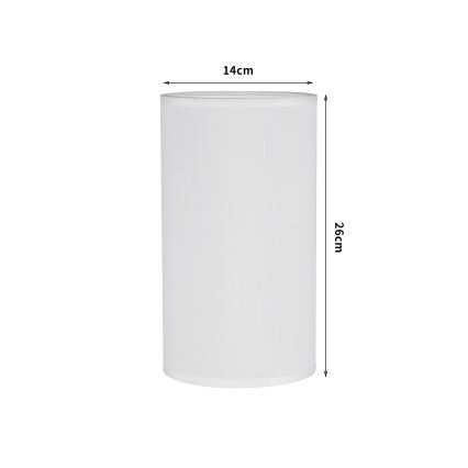 Brilagi - Paralume per lampada da tavolo TABLON E27 Ø 14 cm bianco