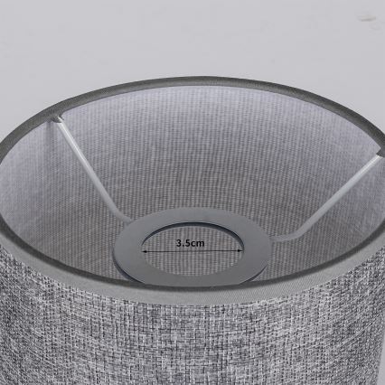Brilagi - Paralume per lampada da tavolo TABLON E27 Ø 14 cm grigio