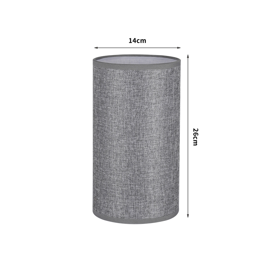 Brilagi - Paralume per lampada da tavolo TABLON E27 Ø 14 cm grigio