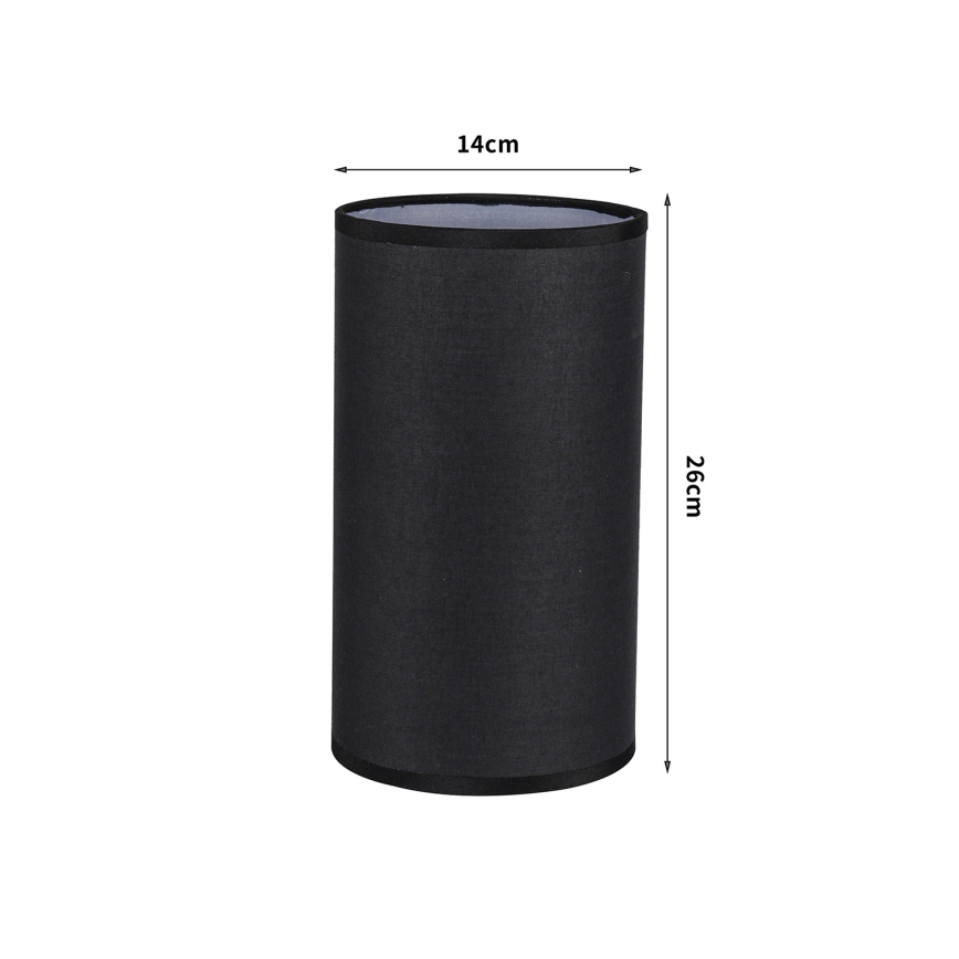 Brilagi - Paralume per lampada da tavolo TABLON E27 Ø 14 cm, nero