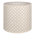 Brilagi - Paralume universale BOBO E27 Ø 15 cm beige/pois