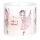 Brilagi - Paralume universale BOBO E27 Ø 15 cm bianco/rosa/con motivo a ballerine