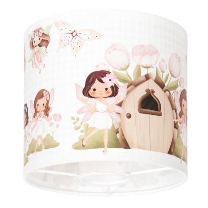 BRILAGI - Paralume universale BOBO E27 Ø 15 cm bianco/rosa/fate