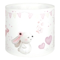 Brilagi - Paralume universale BOBO E27 Ø 15 cm crema/coniglietti