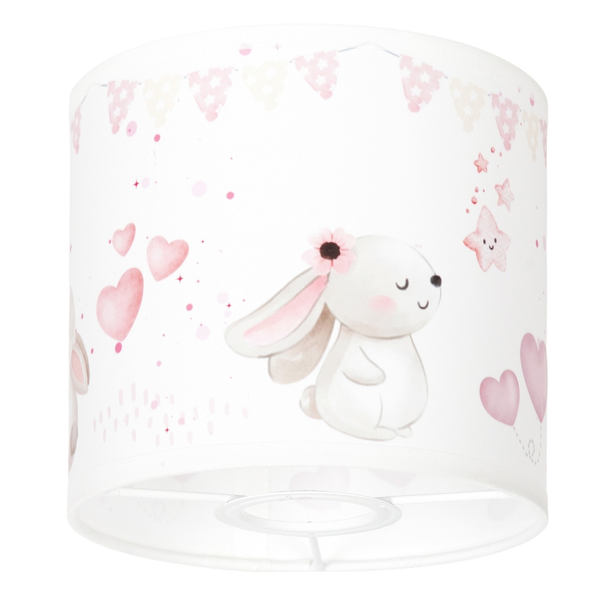 Brilagi - Paralume universale BOBO E27 Ø 15 cm crema/coniglietti