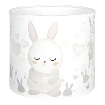 Brilagi - Paralume universale BOBO per E27 Ø 15 cm bianco/coniglietti