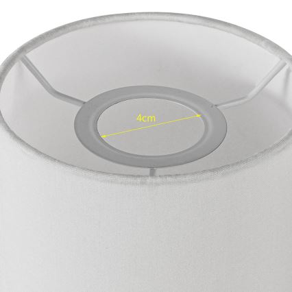 Brilagi - Paralume universale NUBILA E27 15,5x14 cm bianco