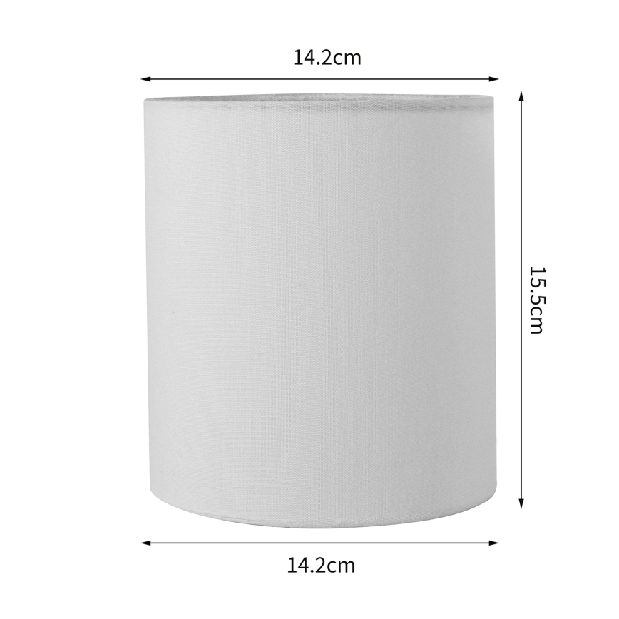 Brilagi - Paralume universale NUBILA E27 15,5x14 cm bianco