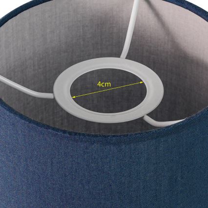 Brilagi - Paralume universale NUBILA E27 15,5x14 cm blu scuro