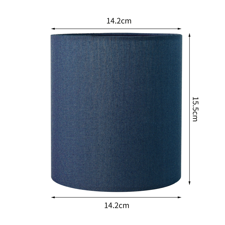 Brilagi - Paralume universale NUBILA E27 15,5x14 cm blu scuro