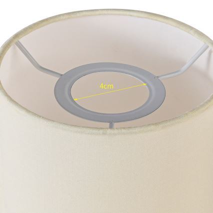 Brilagi - Paralume universale NUBILA E27 15,5x14 cm crema