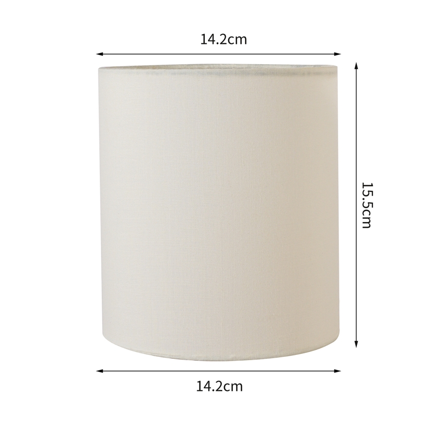 Brilagi - Paralume universale NUBILA E27 15,5x14 cm crema