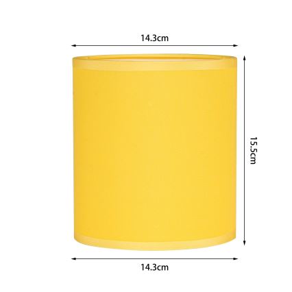 Brilagi - Paralume universale NUBILA E27 15,5x14 cm giallo