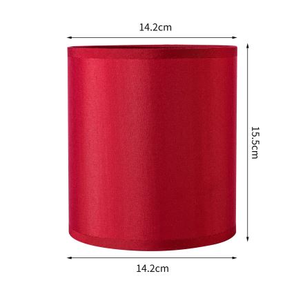 Brilagi - Paralume universale NUBILA E27 15,5x14 cm rosso pompeiano