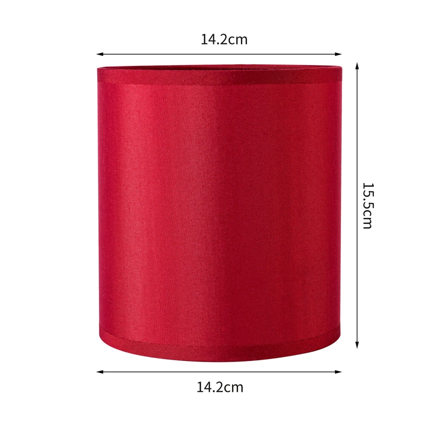 Brilagi - Paralume universale NUBILA E27 15,5x14 cm rosso pompeiano