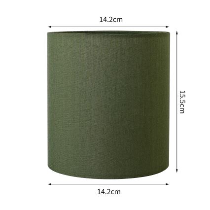Brilagi - Paralume universale NUBILA E27 15,5x14 cm verde