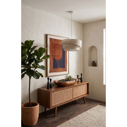 Brilagi - Pendelleuchte an Kabel ARROW 1xE27/60W/230V Ø 45 cm beige