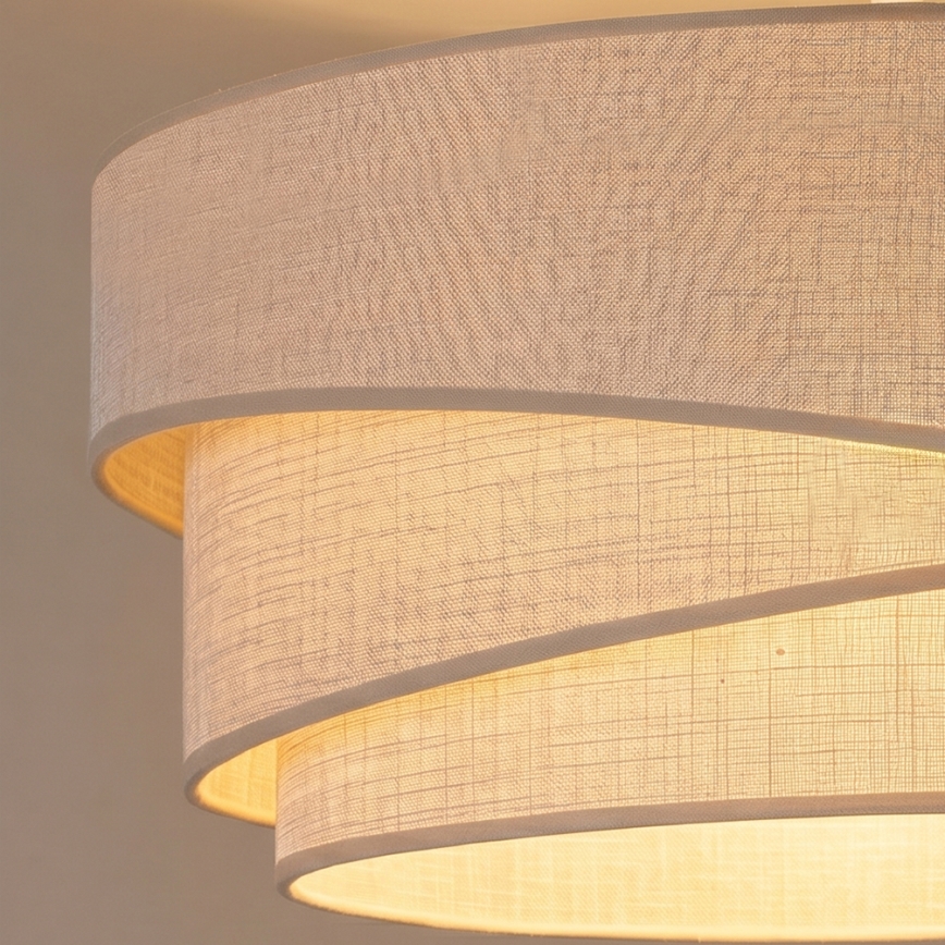 Brilagi - Pendelleuchte an Kabel ARROW 1xE27/60W/230V Ø 45 cm beige