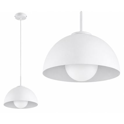 BRILAGI - Pendelleuchte an Kabel COSMO 1xE27/60W/230V Ø 30 cm weiß