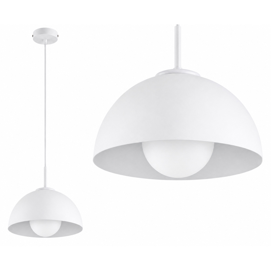 BRILAGI - Pendelleuchte an Kabel COSMO 1xE27/60W/230V Ø 30 cm weiß