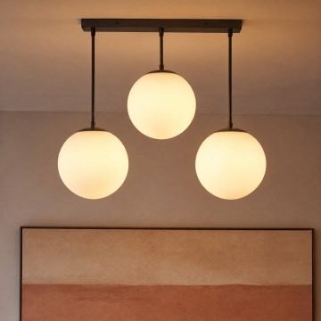 BRILAGI - Pendelleuchte an Kabel POLOS 3xE27/40W/230V schwarz
