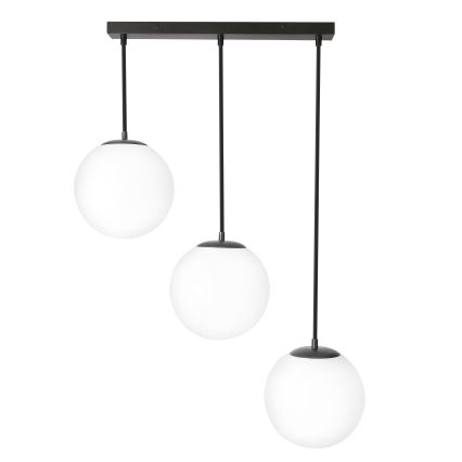 BRILAGI - Pendelleuchte an Kabel POLOS 3xE27/40W/230V schwarz