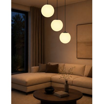 BRILAGI - Pendelleuchte an Kabel POLOS 3xE27/40W/230V schwarz