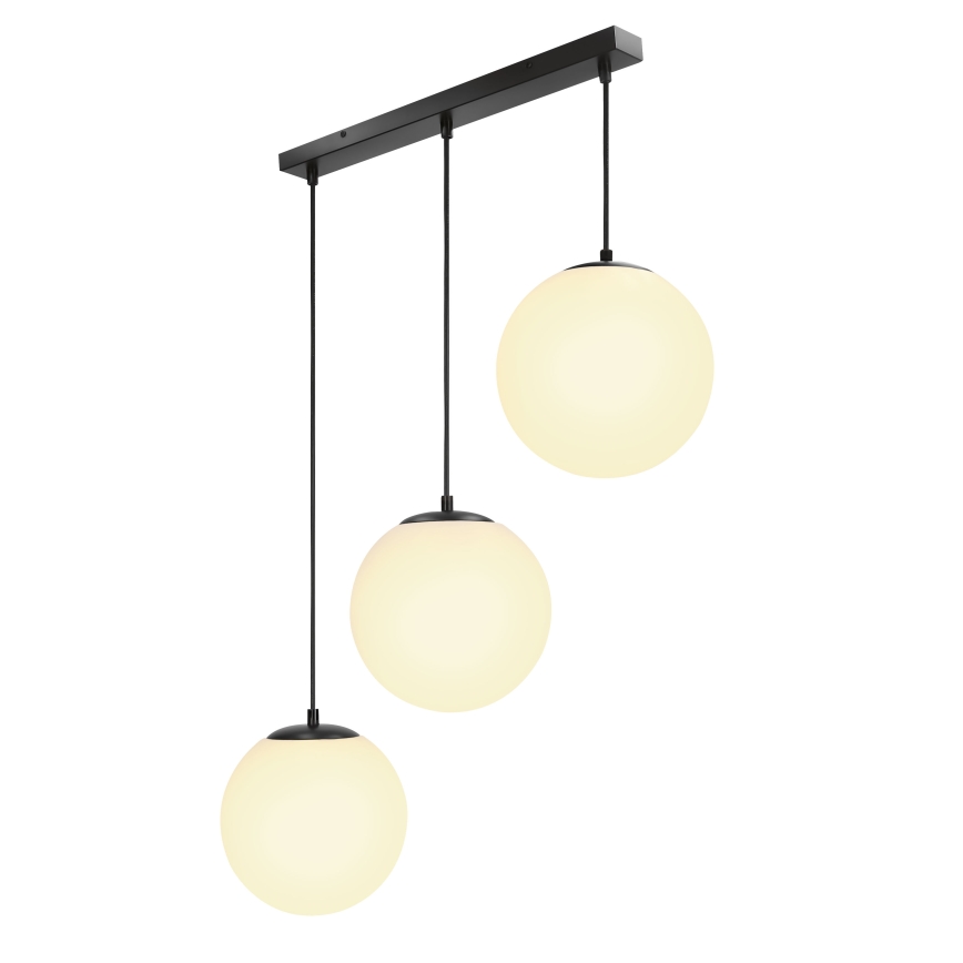 BRILAGI - Pendelleuchte an Kabel POLOS 3xE27/40W/230V schwarz