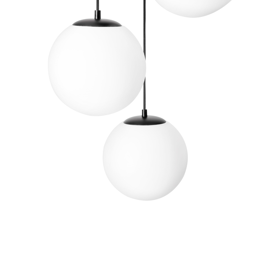 BRILAGI - Pendelleuchte an Kabel POLOS 3xE27/40W/230V Ø 42 cm schwarz