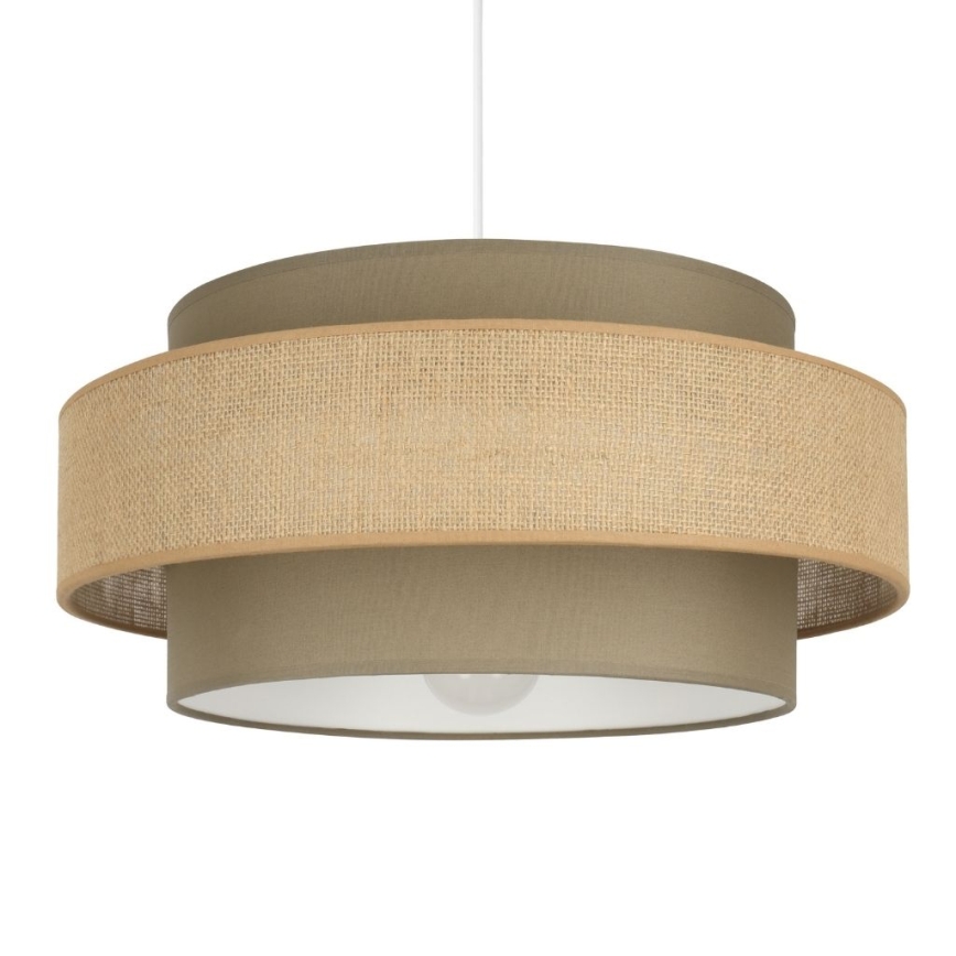 Brilagi - Pendelleuchte an Kabel RESNA 1xE27/60W/230V Ø 40 cm braun/beige