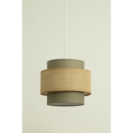 Brilagi - Pendelleuchte an Kabel RESNA 2xE27/60W/230V Ø 30 cm braun/beige