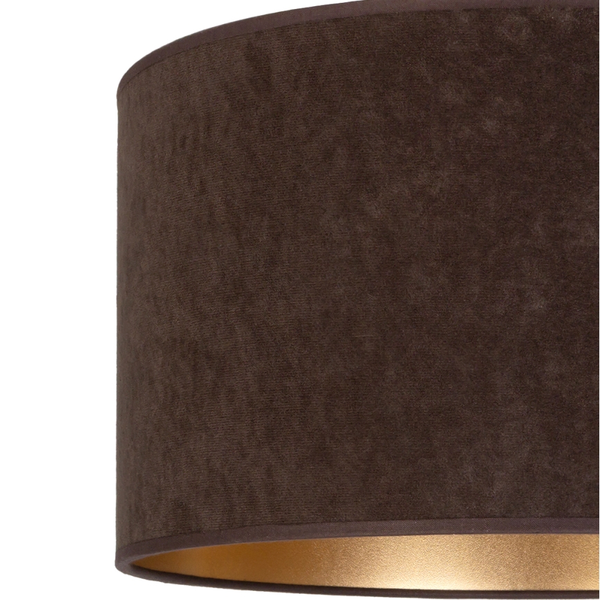 Brilagi - Pendelleuchte an Kabel VELVET 1xE27/60W/230V Ø 40 cm braun/gold
